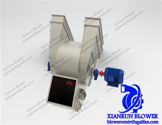बैकवर्ड इंक्लाइंड सेंट्रीफ्यूगल फैन हाई प्रेशर 800m3/H - 90000m3/h