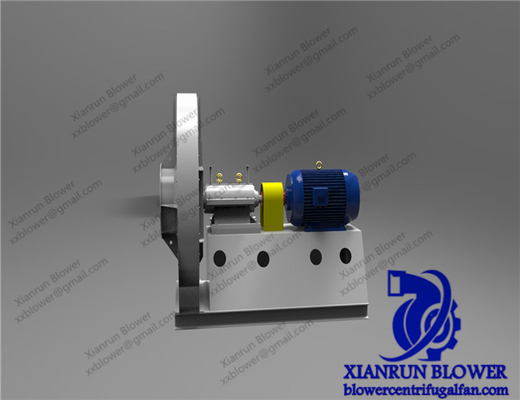 Q235 बॉयलर उद्योग के लिए उच्च दबाव केन्द्रापसारक ब्लोअर 350KW