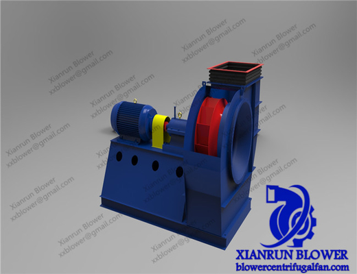 बॉयलर के लिए 760-2900rpm केन्द्रापसारक वेंटिलेशन फैन बैकवर्ड कर्व्ड