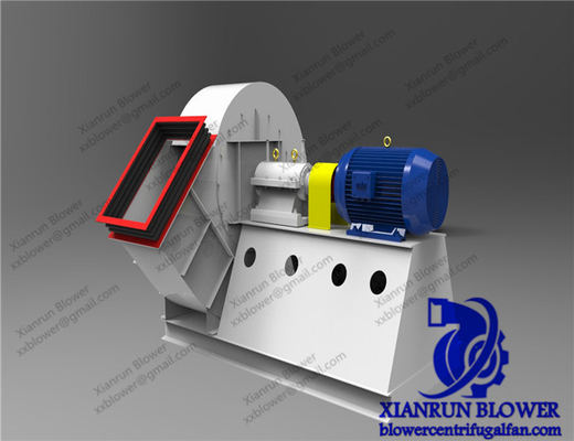 बॉयलर के लिए 760-2900rpm केन्द्रापसारक वेंटिलेशन फैन बैकवर्ड कर्व्ड