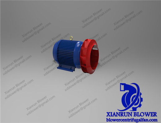 बैकवर्ड कर्व्ड हाई प्रेशर एयर ब्लोअर 760rpm-2900rpm 1 साल की वारंटी