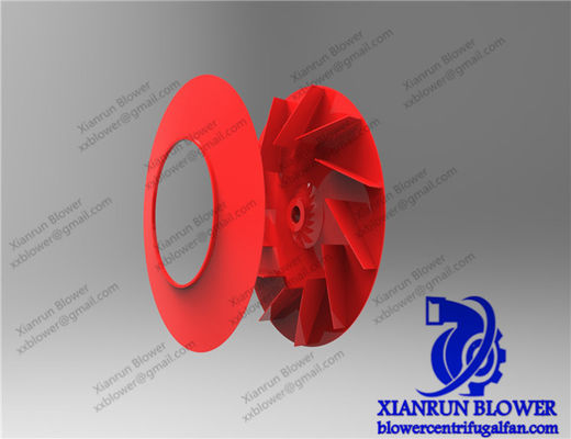 एंटी करप्शन Q345 सेंट्रीफ्यूगल फैन एक्सेसरीज इम्पेलर स्टेटिक / डायनेमिक बैलेंस