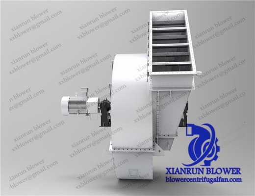 220V 380V औद्योगिक निकास पंखे, आउटलेट निकला हुआ किनारा रेडियल केन्द्रापसारक प्रशंसक