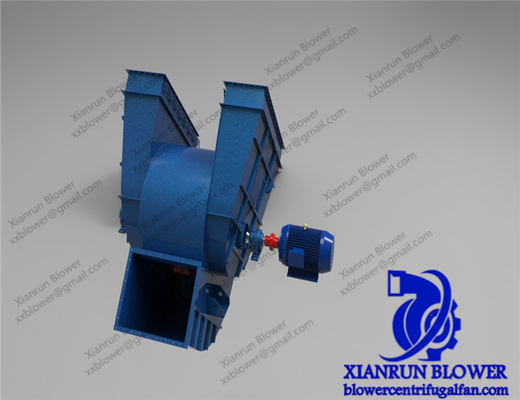 Q345 केन्द्रापसारक ब्लोअर और पंखे 800m3/H - 90000m3/H रंग कस्टम