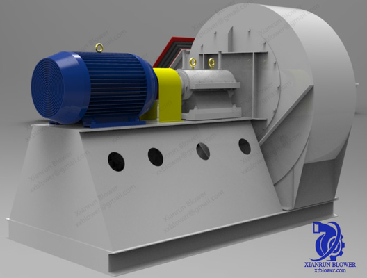 5 - 350KW औद्योगिक केन्द्रापसारक प्रशंसक ड्रायर के लिए उच्च दबाव 220V 380V