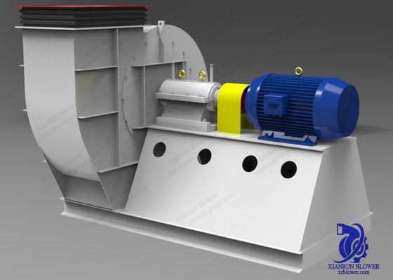 5 - 350KW औद्योगिक केन्द्रापसारक प्रशंसक ड्रायर के लिए उच्च दबाव 220V 380V