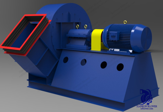 5 - 350KW औद्योगिक केन्द्रापसारक प्रशंसक ड्रायर के लिए उच्च दबाव 220V 380V
