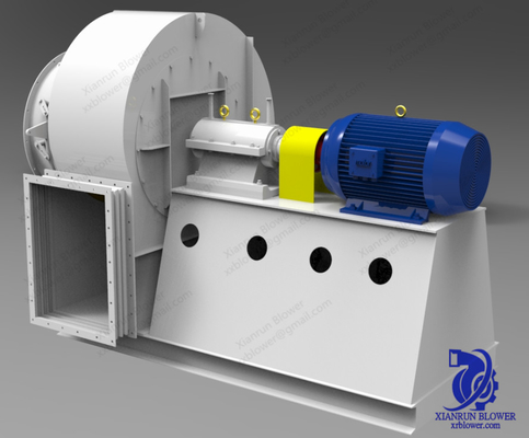 पिछड़ा इच्छुक सिंगल इनलेट सेंट्रीफ्यूगल फैन 5KW - 350KW ISO 9001 स्वीकृत: