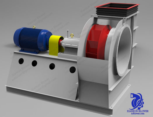 औद्योगिक केन्द्रापसारक पंखे ब्लोअर सीमेंट बिजली उत्पादन और धूल संग्रह अनुप्रयोगों में वायु प्रवाह के लिए पीछे की ओर घुमावदार डिजाइन