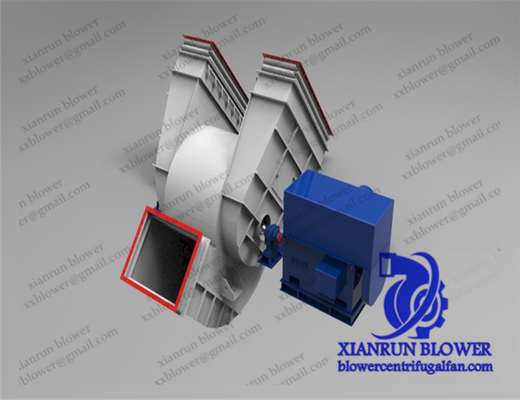स्टील डबल इनलेट केन्द्रापसारक फैन ब्लोअर 220V 380V रंग कस्टम 1 साल की वारंटी: