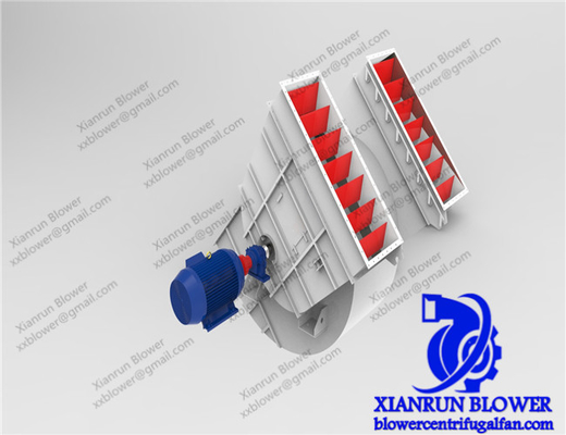 कम शोर डबल इनलेट केन्द्रापसारक फैन फॉरवर्ड घुमावदार 5KW-350KW
